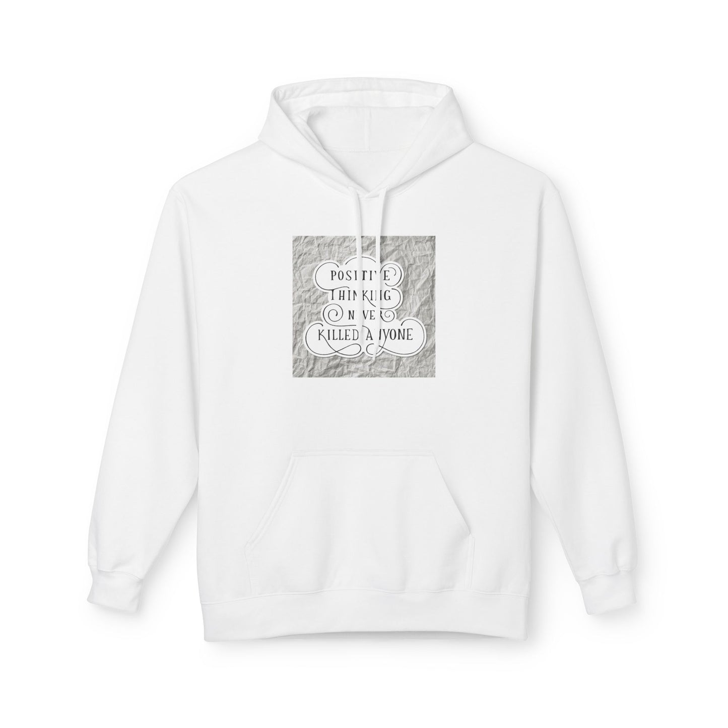 Positive Vibes Fleece Hoodie | Cozy, Casual Apparel for Friends, Gift for Occasions, Perfect for Everyday Wear