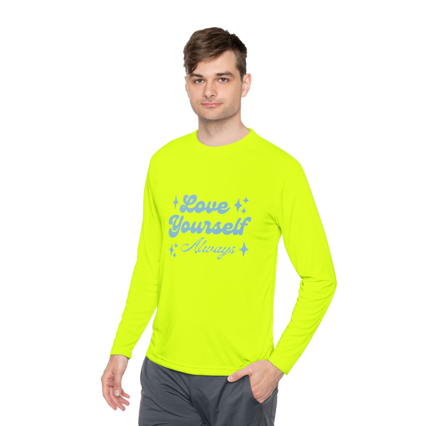 Love Yourself Long Sleeve Tee | Comfort Wear, Self-Care Gift, Inspirational Shirt, Casual Outfit, Modern Apparel