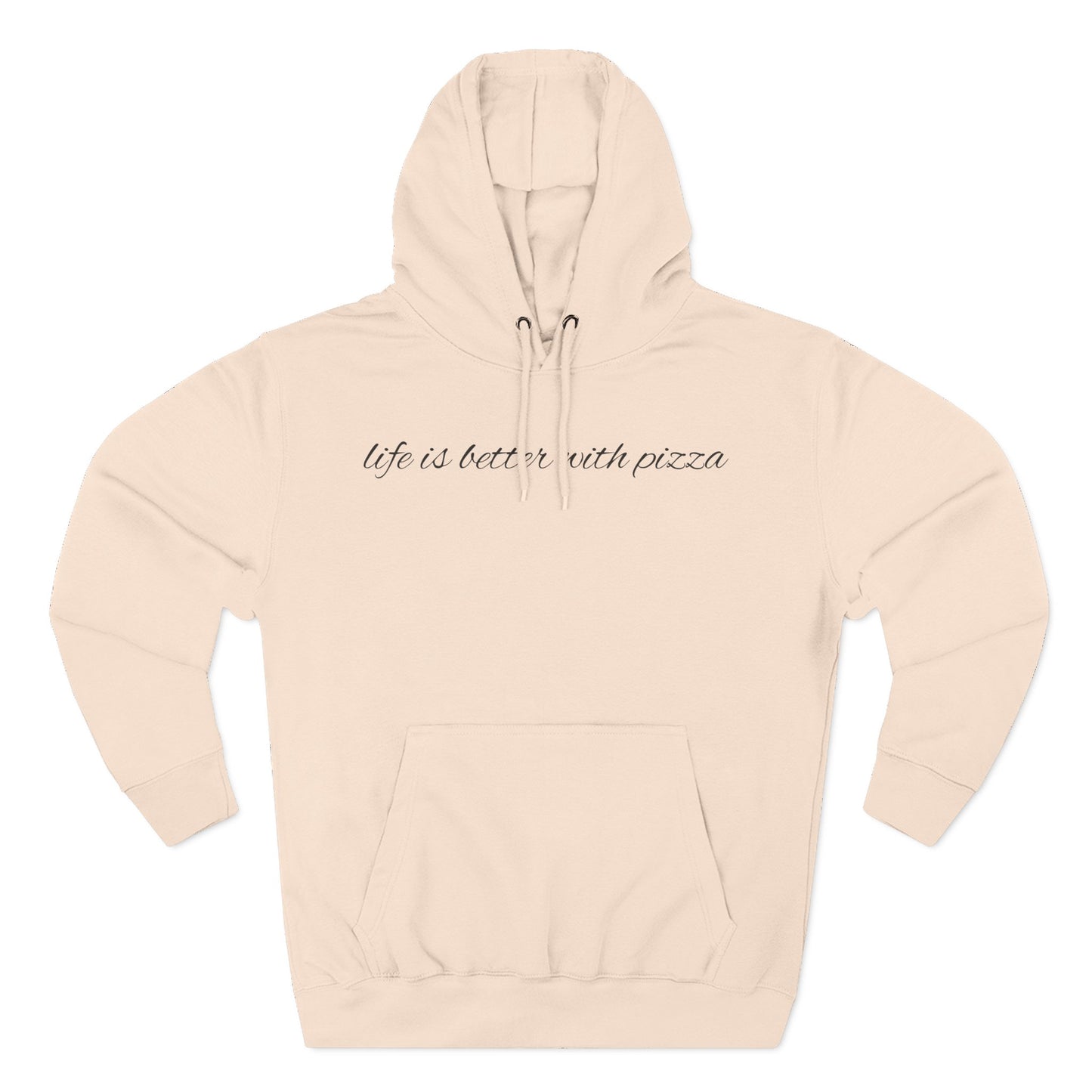 Cozy Pizza Hoodie, Fun Graphic Fleece Sweatshirt, Ideal for Food Lovers, Casual Wear, Gift for Pizza Lovers, Comfort and Style