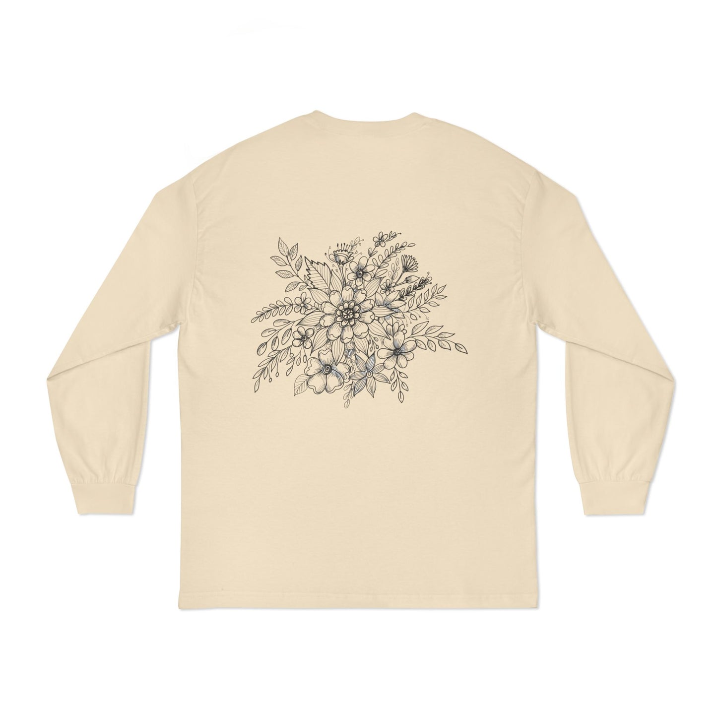 Floral Long Sleeve T-Shirt - Cozy, Stylish Top for Every Season, Perfect Gift for Nature Lovers, Boho Fashion