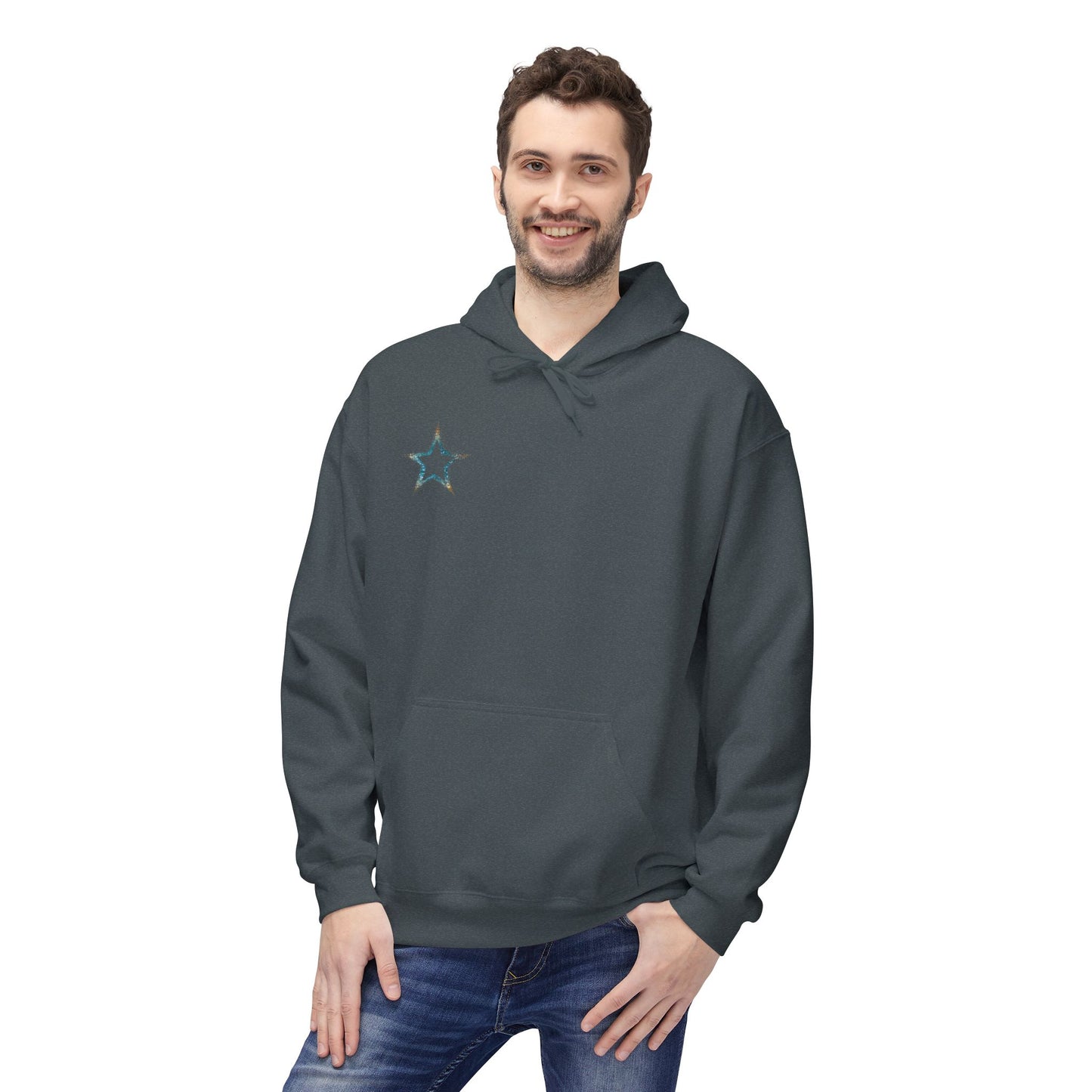 Starry Softstyle Fleece Hoodie for Cozy Vibes, Pullover, Casual Comfort, Perfect Gift for All Occasions, Streetwear Fashion