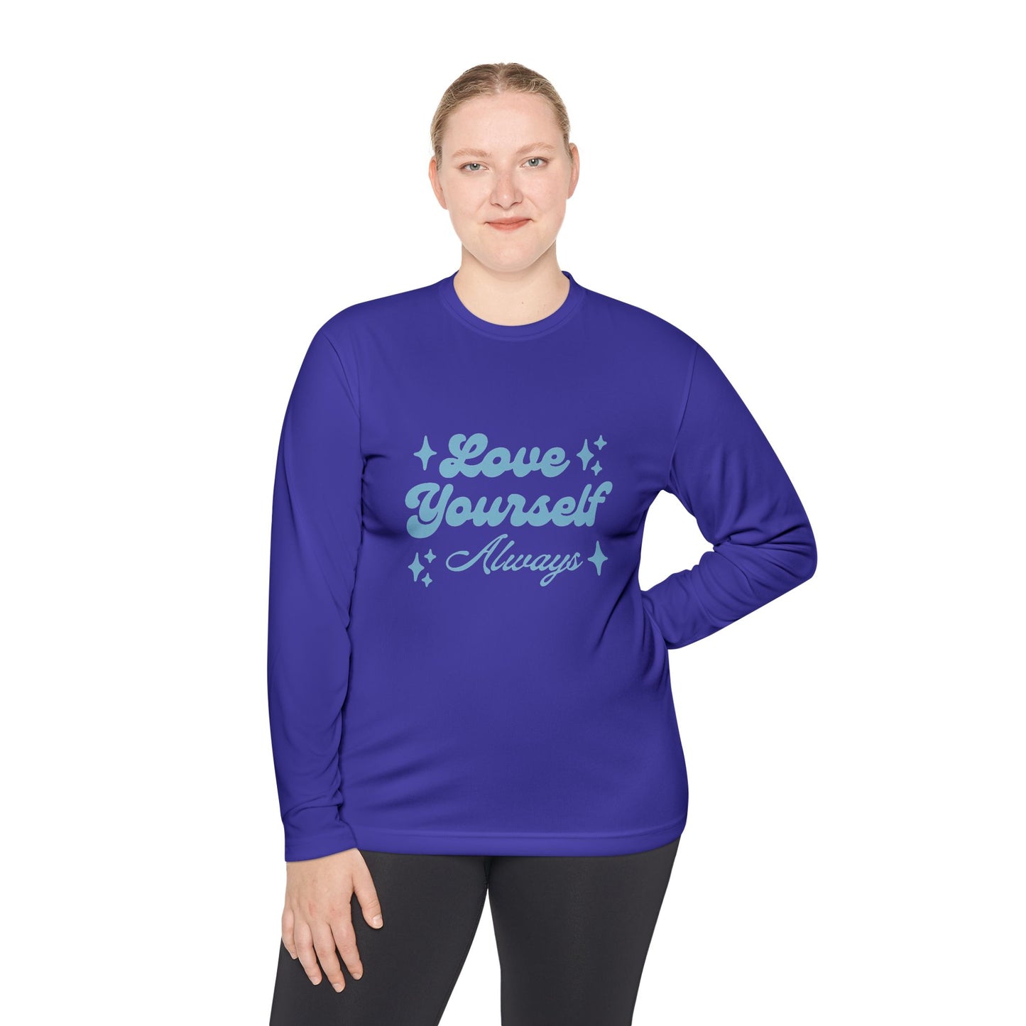 Love Yourself Long Sleeve Tee | Comfort Wear, Self-Care Gift, Inspirational Shirt, Casual Outfit, Modern Apparel