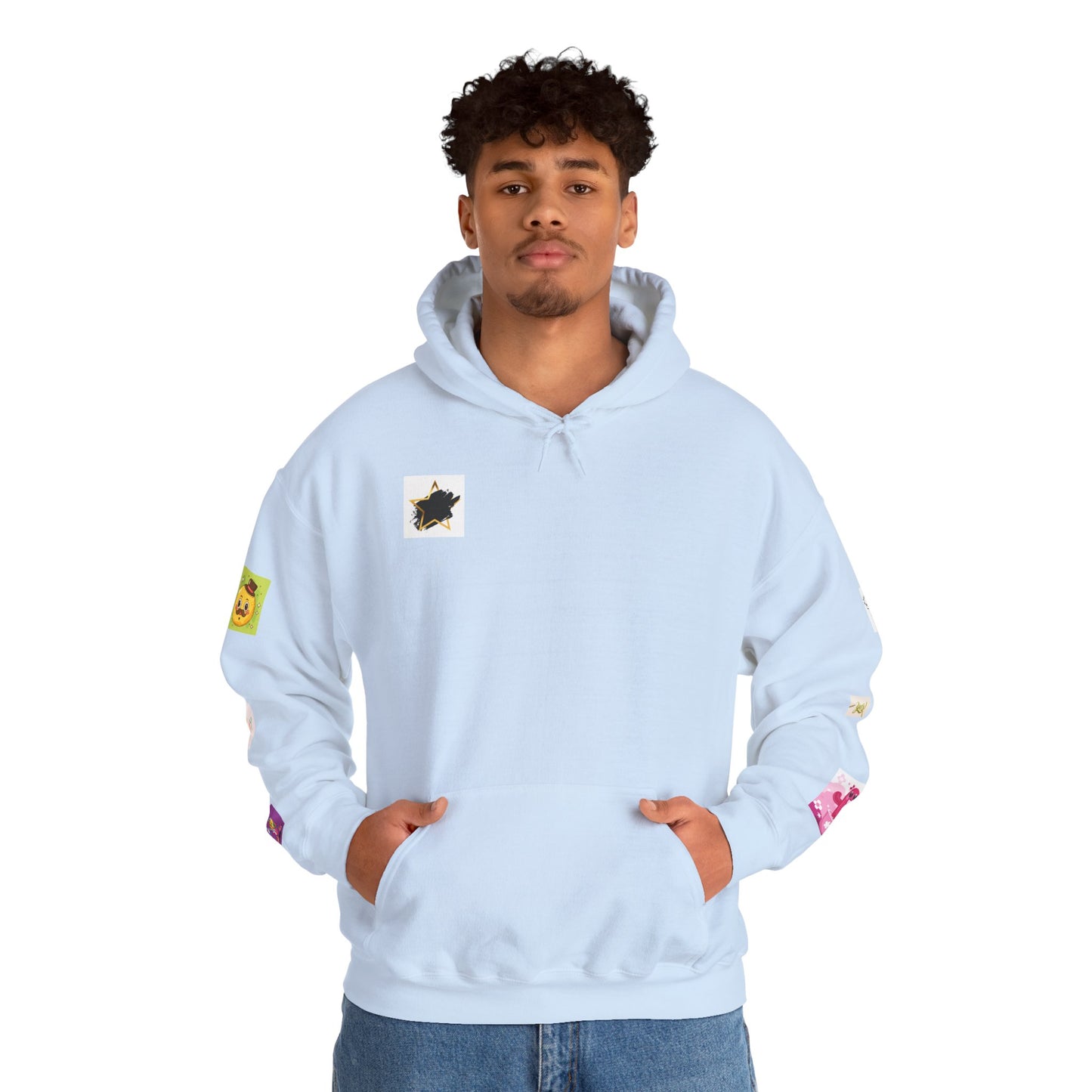 Colorful Graphic Hoodie, Fun Streetwear Sweatshirt, Fashion, Casual Wear, Unique Gift, Trendy Apparel