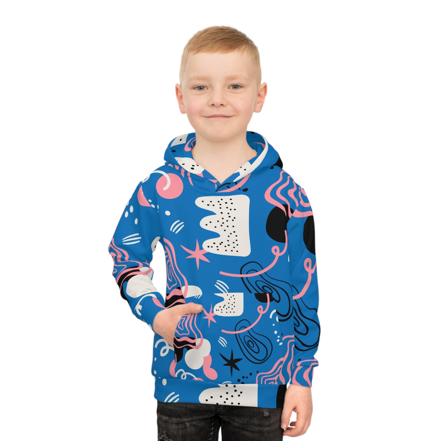 Playful Abstract Children's Hoodie