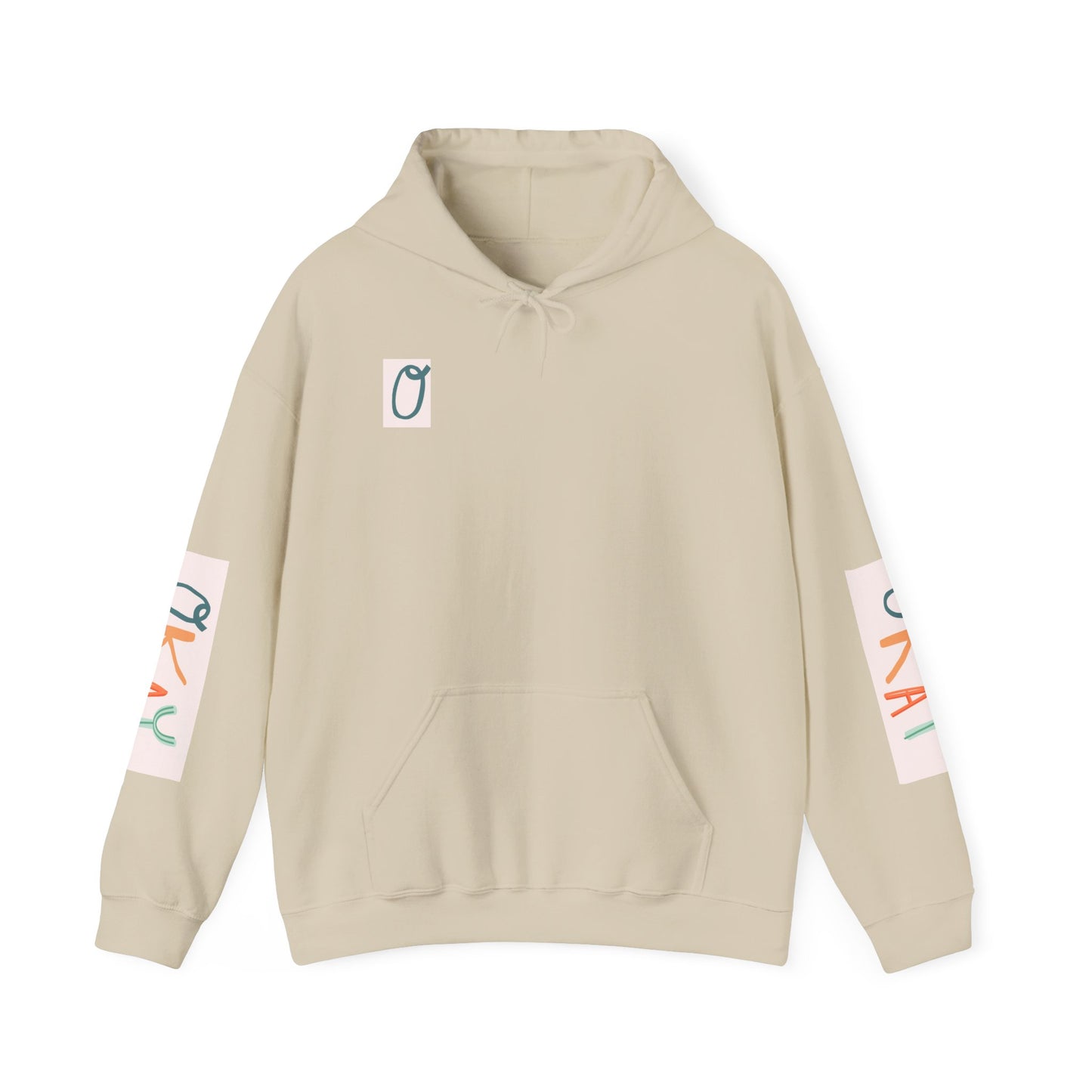 Cozy Graphic Hoodie with Positive Vibes, Sweatshirt for All Occasions, Casual Wear, Gift for Friends, Relaxation