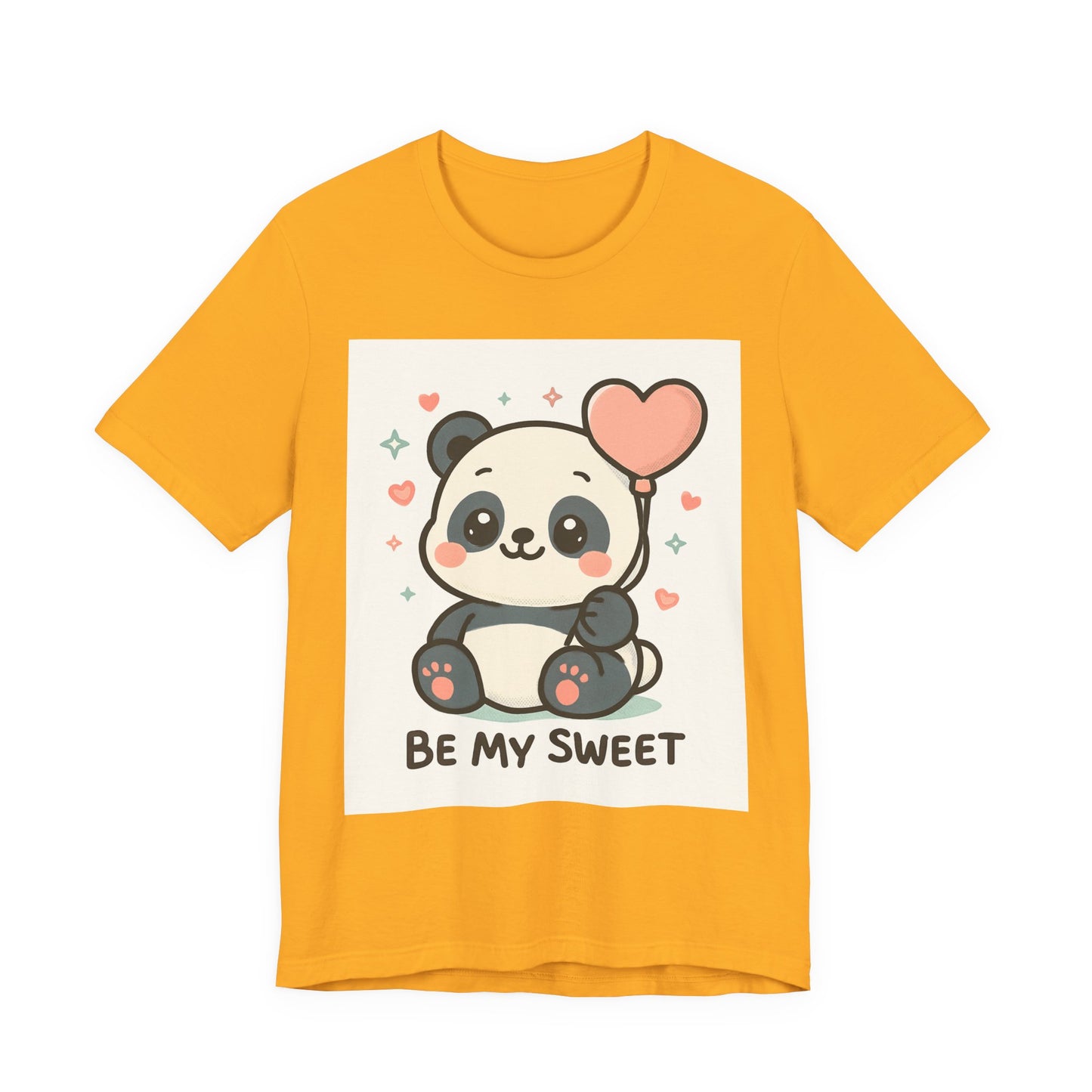 Cute Panda Tee, Be My Sweet T-Shirt, Gift for Animal Lovers, Kids and Adults, Casual Wear, Cute Animal Tee