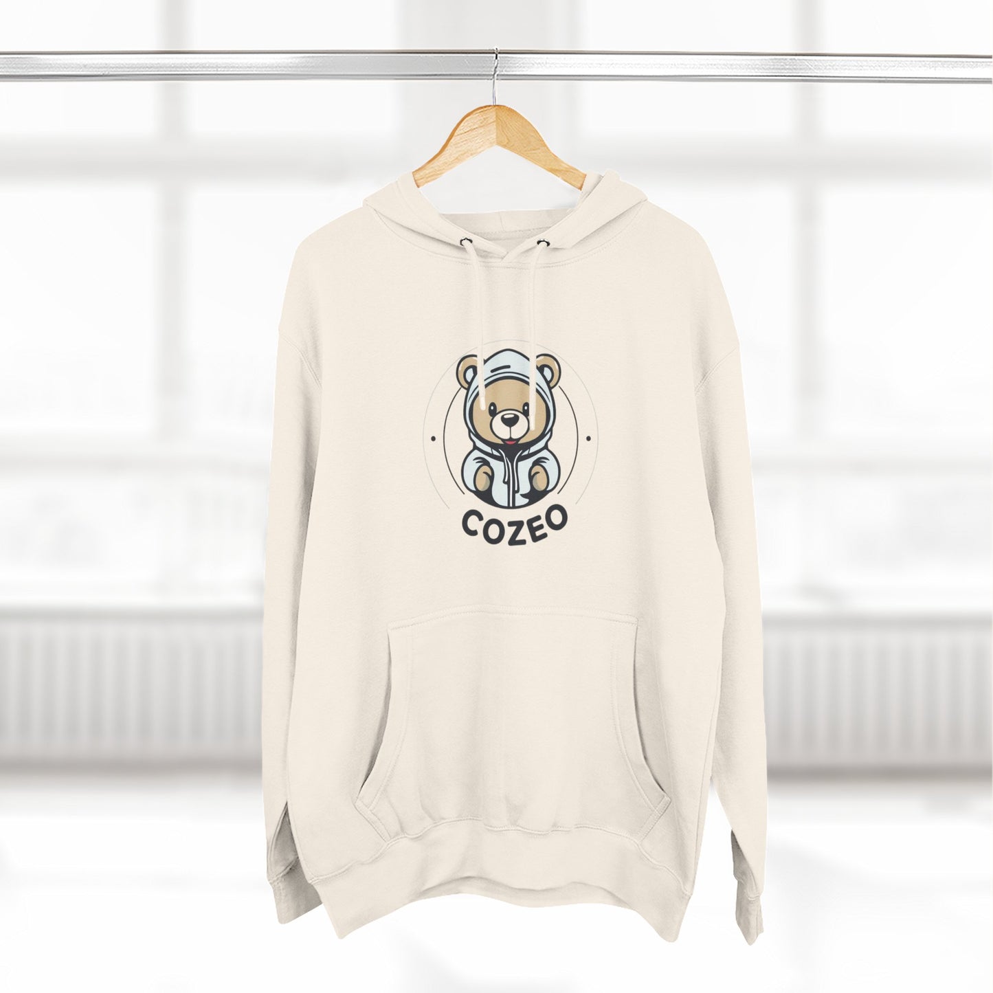 Cozy Bear Fleece Hoodie, Cute Animal Hoodie, Gifts for Animal Lovers, Winter Wardrobe Essential, Perfect for Cozy Nights