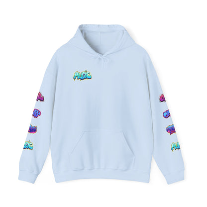 Graffiti Art  Hoodie - Cozy Streetwear, Unique Gift for Art Lovers, Perfect for Festivals, Casual Wear, Cool Graphic Sweatshirt