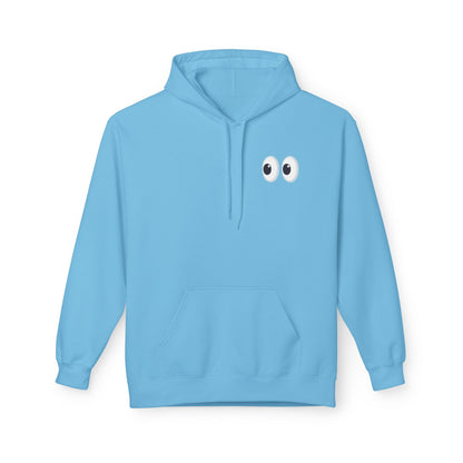 Playful Eyes Fleece Hoodie - Fun Sweatshirt for Unique Style,  Cozy Wear, Perfect Gift for All Occasions, Casual Outfits, Daily [...]