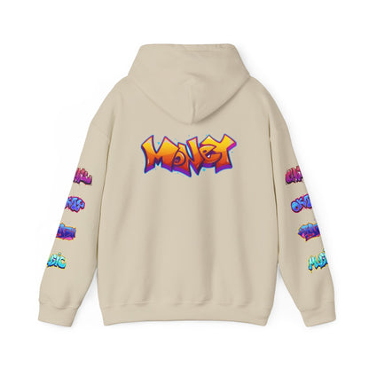 Graffiti Art  Hoodie - Cozy Streetwear, Unique Gift for Art Lovers, Perfect for Festivals, Casual Wear, Cool Graphic Sweatshirt