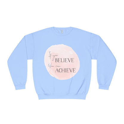 Inspirational Crewneck Sweatshirt, Motivational Wear, Gift for Her, Cozy Fashion, Positive Quote Apparel, Everyday Comfort
