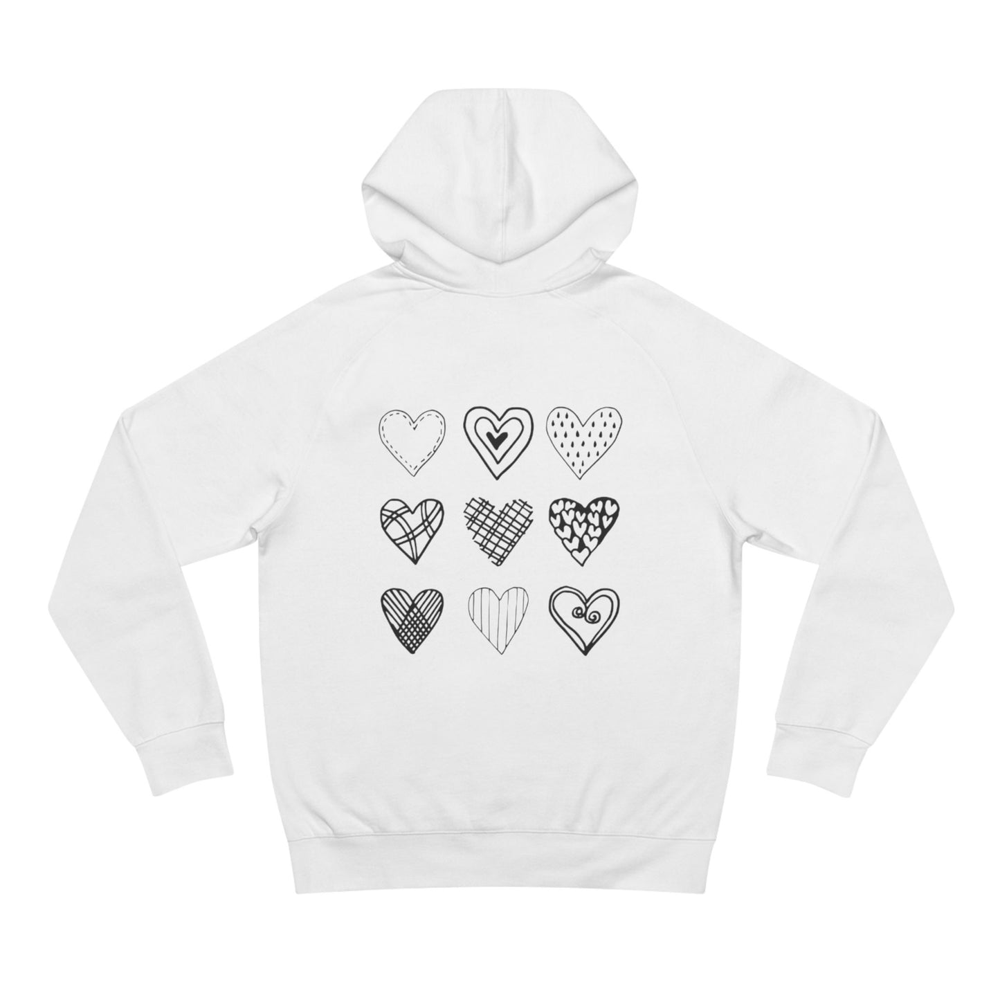 Heart Pattern  Hoodie