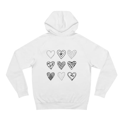 Heart Pattern  Hoodie