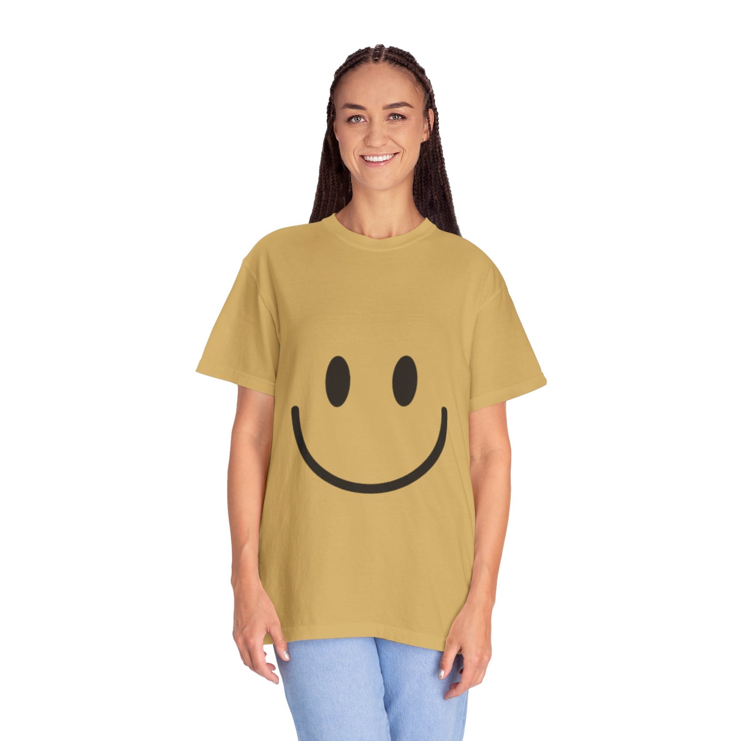 Smiley Face  T-Shirt, Fun Graphic Tee, Casual Wear, Gift for Friends, Positive Vibes Shirt, Happy Birthday Gift, Summer Essentials