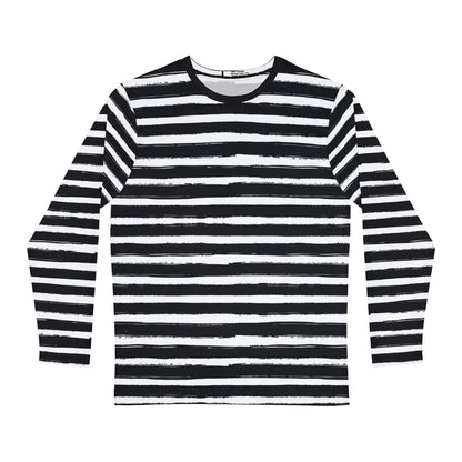 Stylish Striped Long Sleeve Shirt for Men, Casual Wear, Layering Top, Ideal Gift for Any Occasion, Unique Fashion Statement