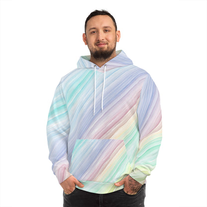 Colorful Pastel Abstract Hoodie, Vibrant Fashion Sweatshirt, Stylish Casual Wear, Gift for Her, Trendy Streetwear