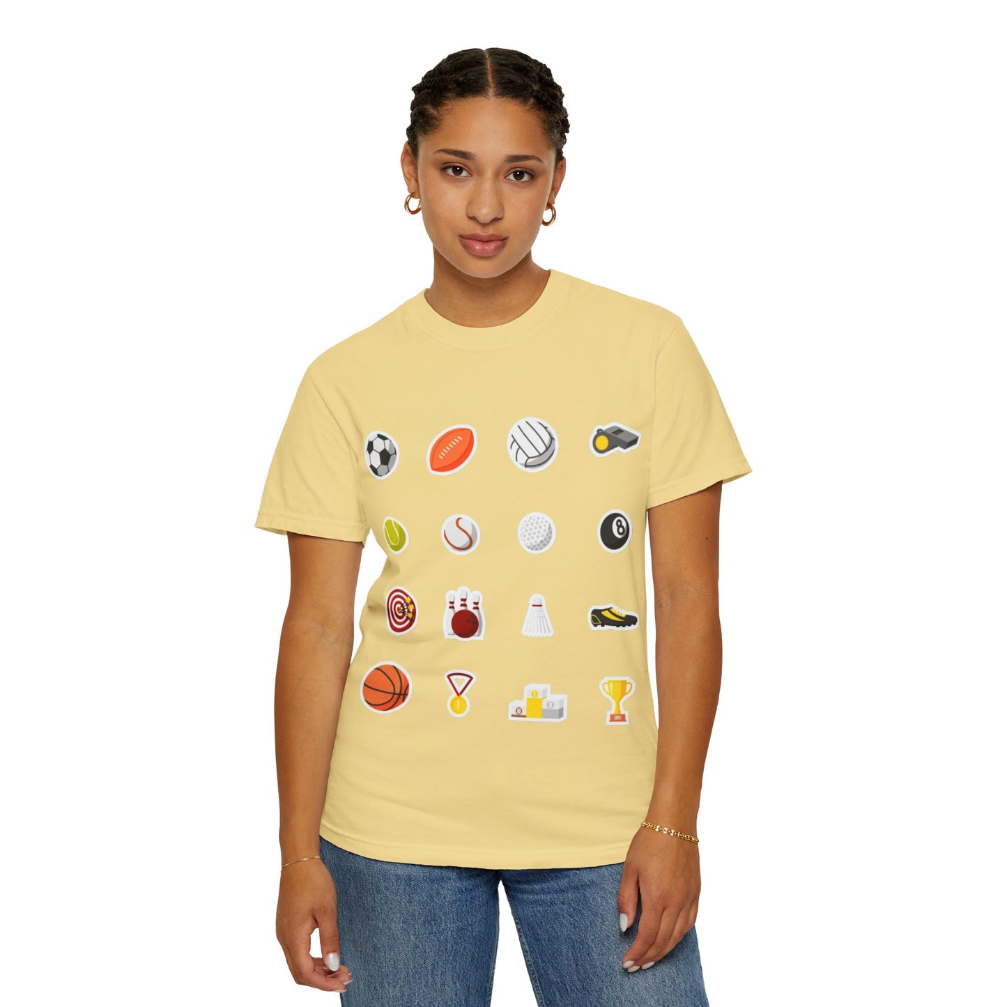 Sporty Icon T-Shirt, Casual Wear, Gift for Athletes, Sports Lovers, Fun Workout Shirt, Sports Themed Apparel