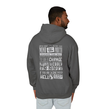 Motivational  Lightweight Hooded Sweatshirt - Change Your Mindset, Inspirational Gift, Everyday Wear, Perfect for Relaxation, [...]