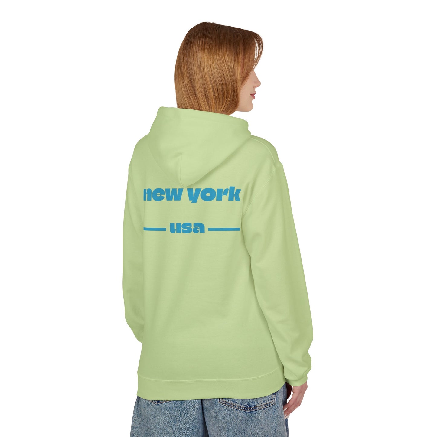 New York Star Hoodie, Fleece Sweatshirt, Casual Streetwear, Perfect Gift for Travelers, Cozy Hoodie, Summer Essential