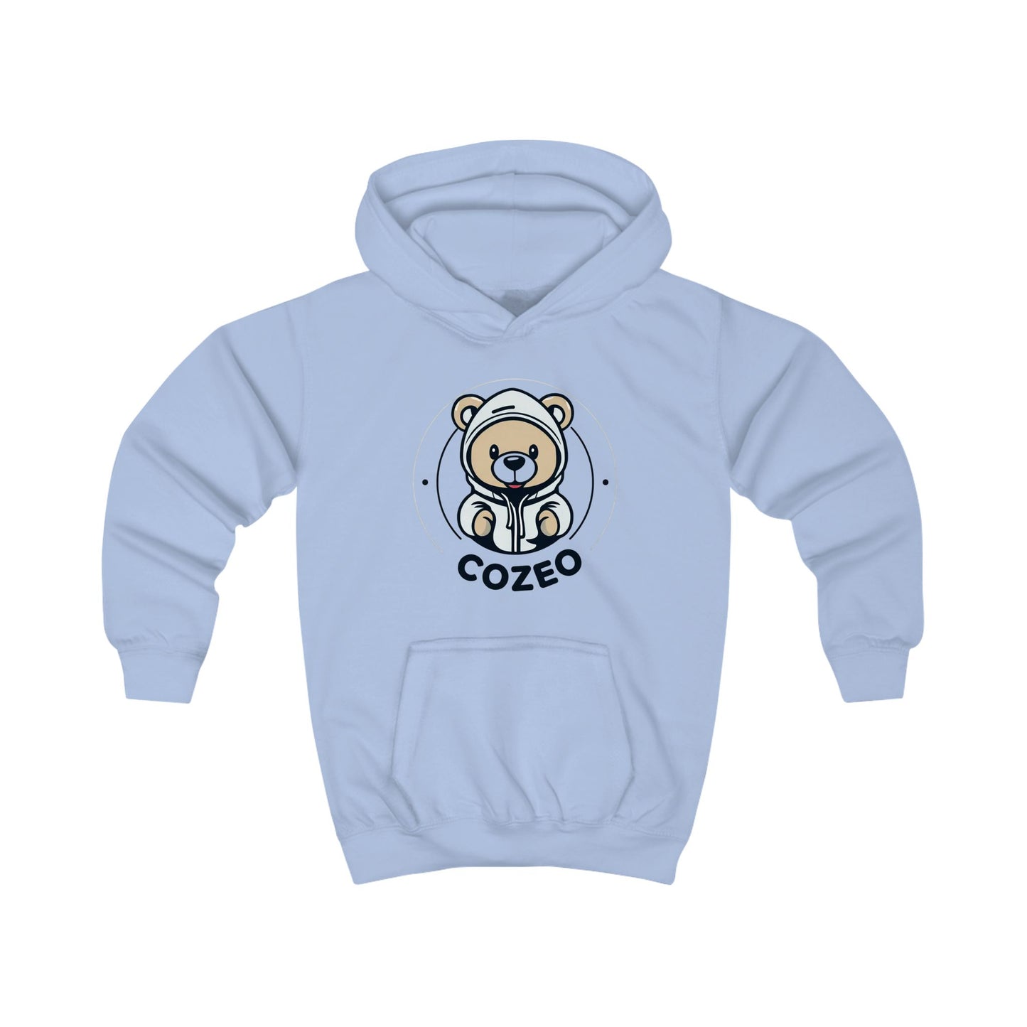 Cozy Bear Kids Hoodie, Cute Animal Pullover, Children's Gift, Adorable Hoodie for Boys & Girls, Perfect for Birthdays, Winter Wear