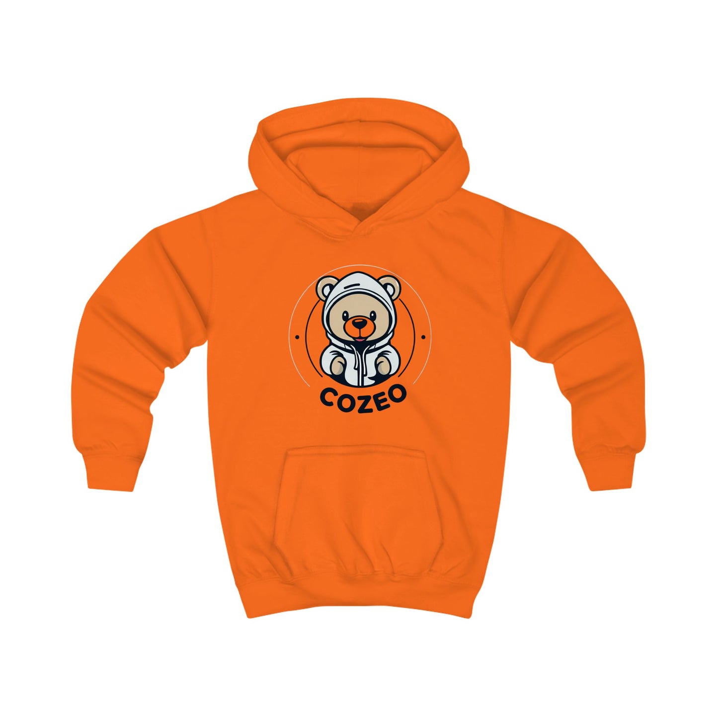Cozy Bear Kids Hoodie, Cute Animal Pullover, Children's Gift, Adorable Hoodie for Boys & Girls, Perfect for Birthdays, Winter Wear