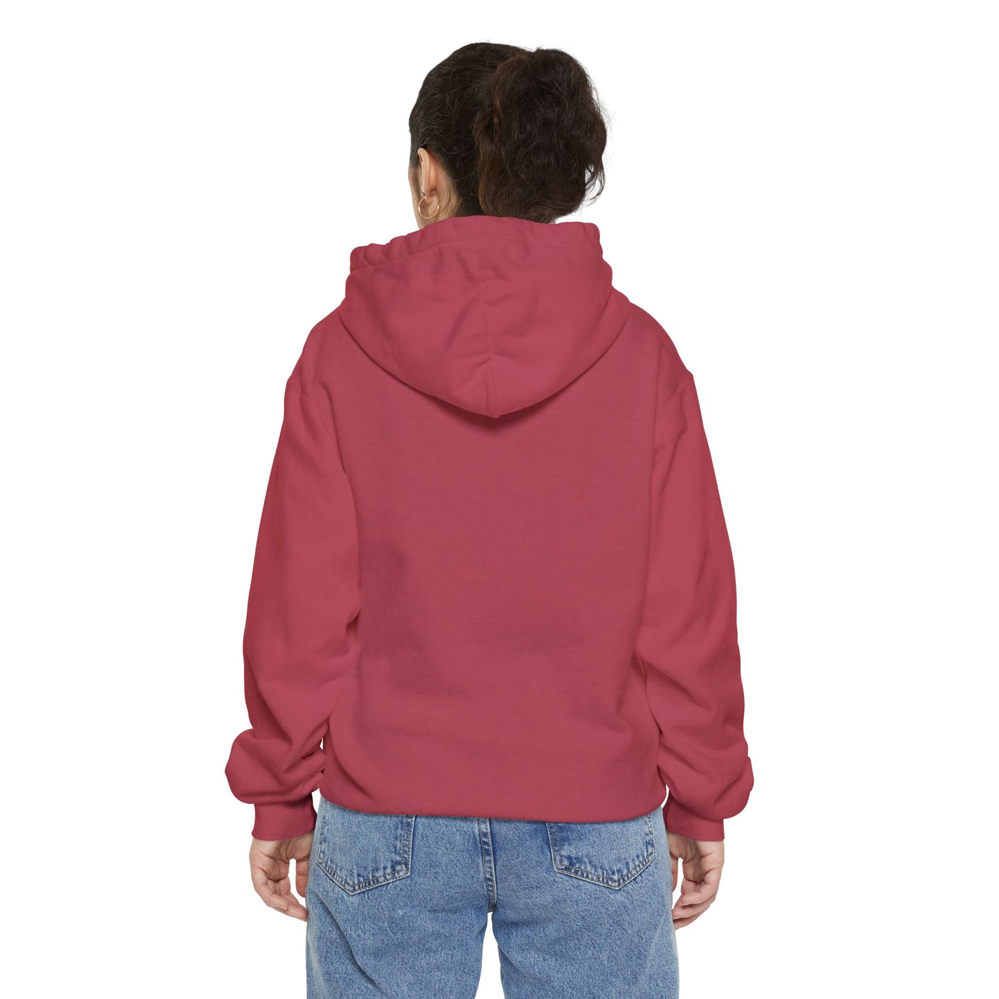 Sporty  Garment-Dyed Hoodie - Casual Comfort for Sports Lovers,  Apparel, Activewear, Gift for Athletes, Cozy Loungewear