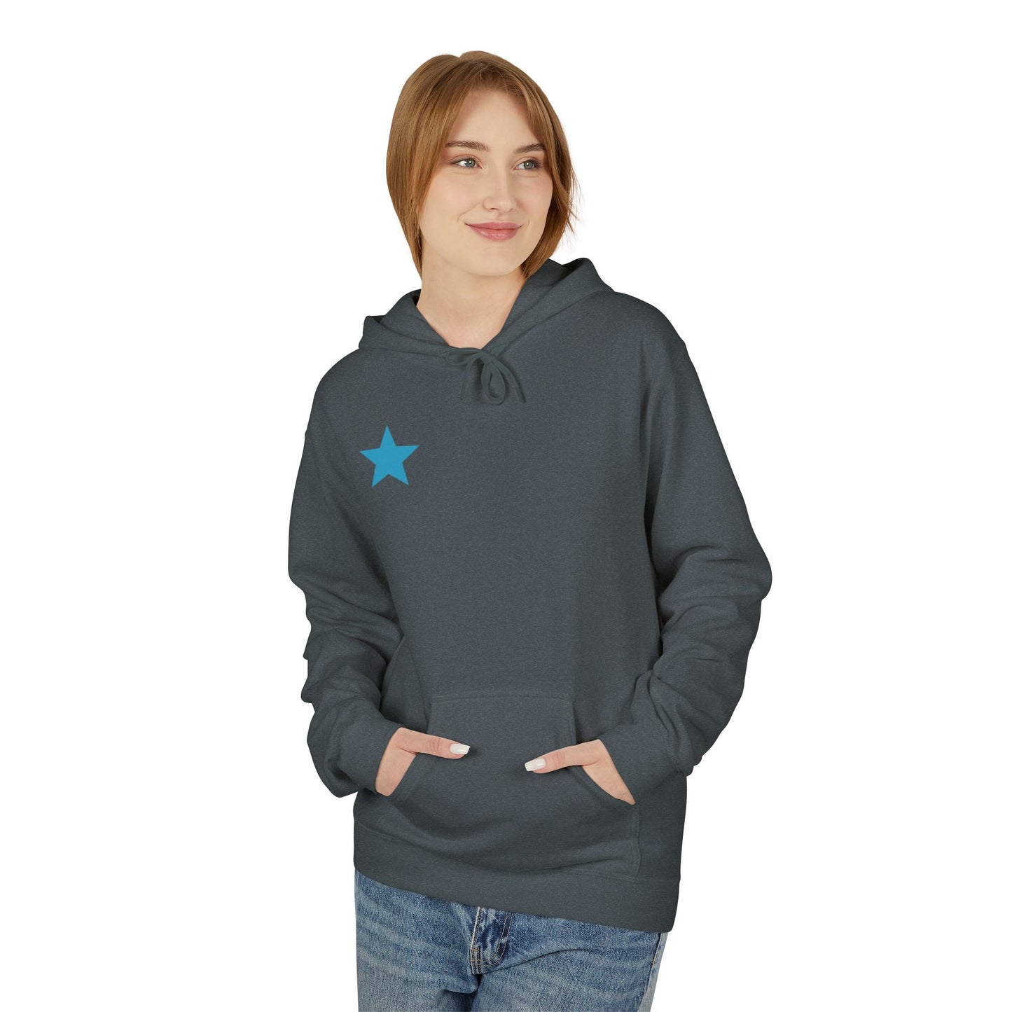 New York Star Hoodie, Fleece Sweatshirt, Casual Streetwear, Perfect Gift for Travelers, Cozy Hoodie, Summer Essential