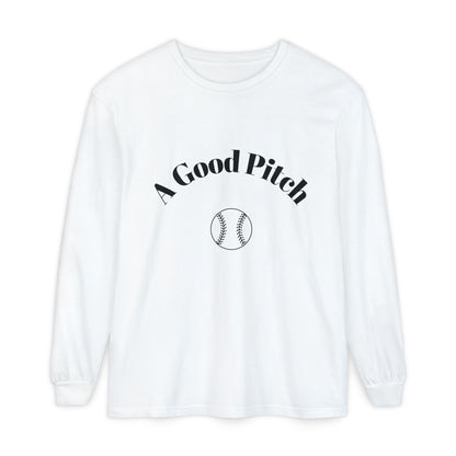 A Good Pitch Long Sleeve T-Shirt for Baseball Lovers