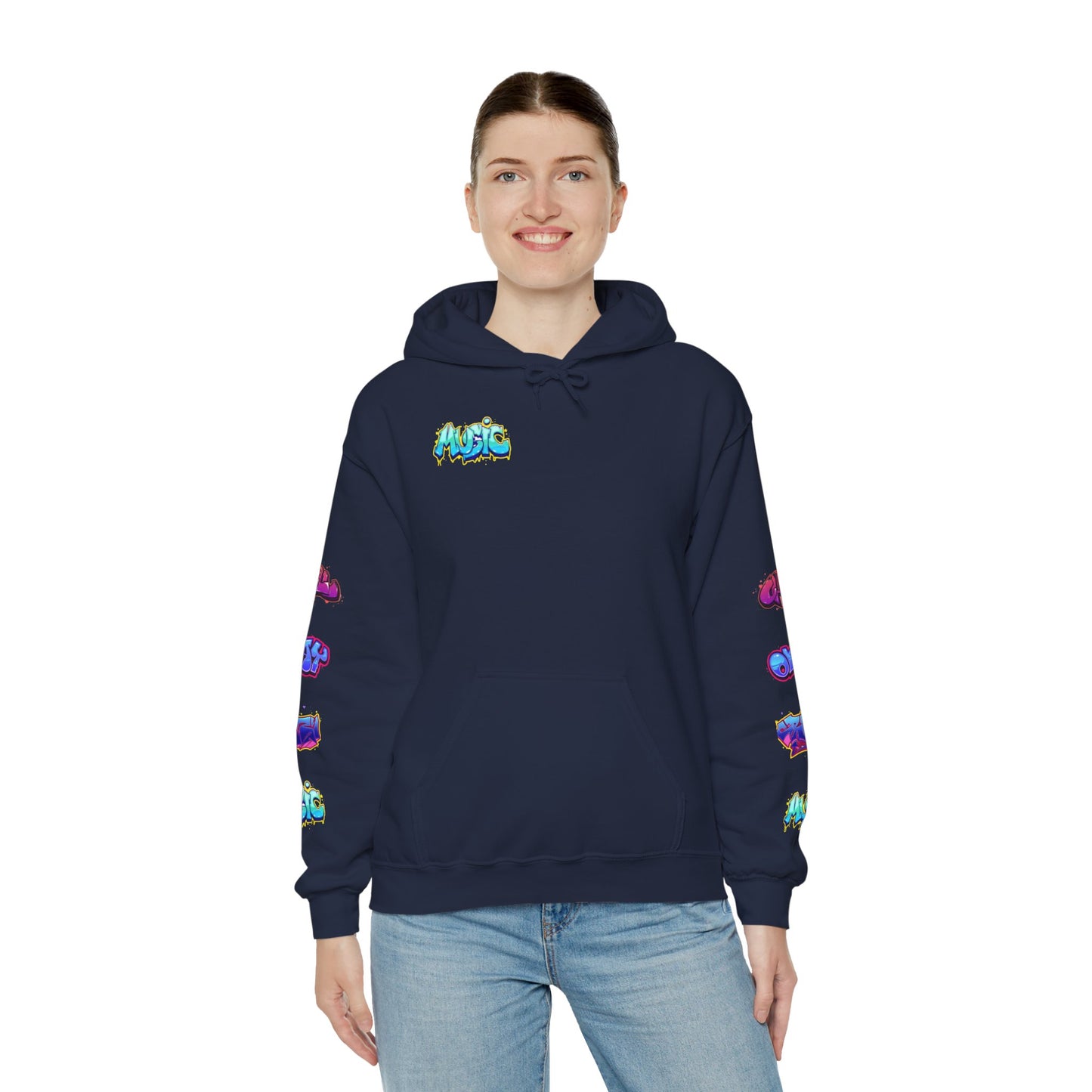 Graffiti Art  Hoodie - Cozy Streetwear, Unique Gift for Art Lovers, Perfect for Festivals, Casual Wear, Cool Graphic Sweatshirt