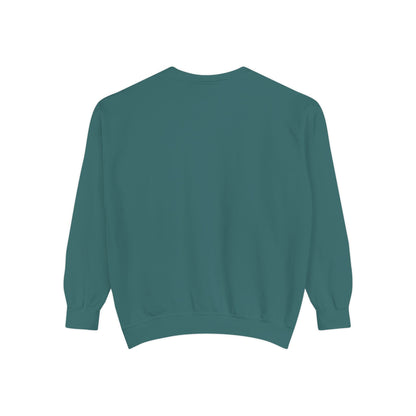 Good Vibes Only Sweatshirt, Garment-Dyed Crewneck, Cozy Casual Wear, Perfect for Festivals, Birthdays, Gifts