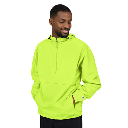 Vibrant Packable Anorak Jacket -  Rain Gear for Outdoor Adventures, Travel, Sports, Festivals, Fashion