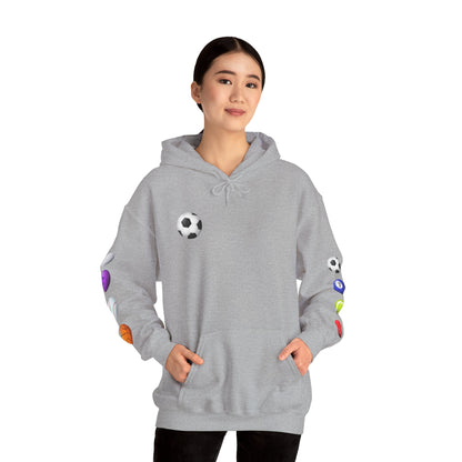 Sports-Themed Hoodie, Perfect for Athletes, Gifts for Sports Lovers, Cozy Sweatshirt for Game Days, Casual Wear