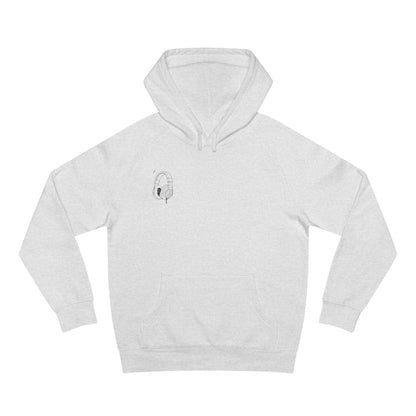 Stylish  Supply Hoodie with Artistic Heart Design | Cozy Sweatshirt for Music Lovers | Gift for Birthdays, Holidays, Casual Wear