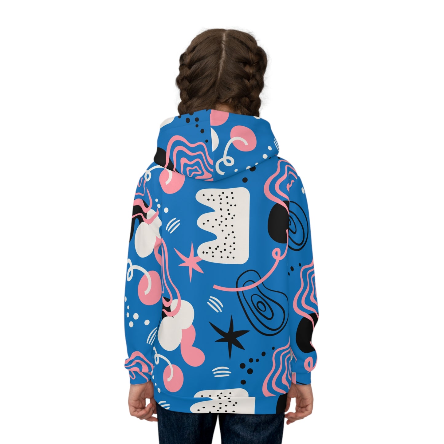 Playful Abstract Children's Hoodie