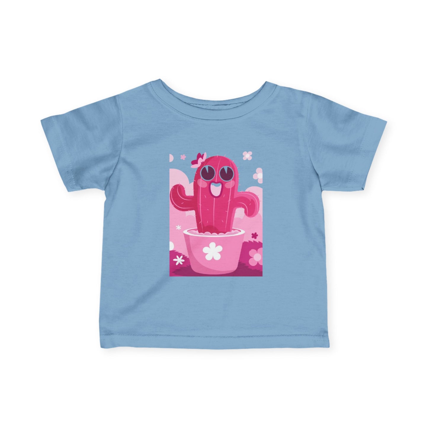Cute Cactus Infant Tee, Baby Shower Gift, Toddler Summer Shirt, Kids Apparel, Birthday Gift for Boys and Girls, Playful Toddler Outfit