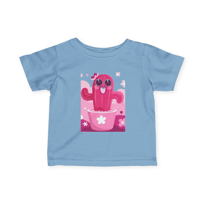 Cute Cactus Infant Tee, Baby Shower Gift, Toddler Summer Shirt, Kids Apparel, Birthday Gift for Boys and Girls, Playful Toddler Outfit