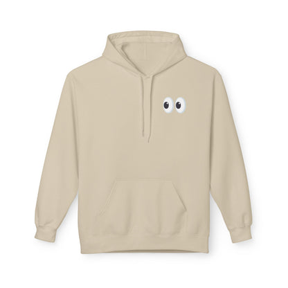 Playful Eyes Fleece Hoodie - Fun Sweatshirt for Unique Style,  Cozy Wear, Perfect Gift for All Occasions, Casual Outfits, Daily [...]