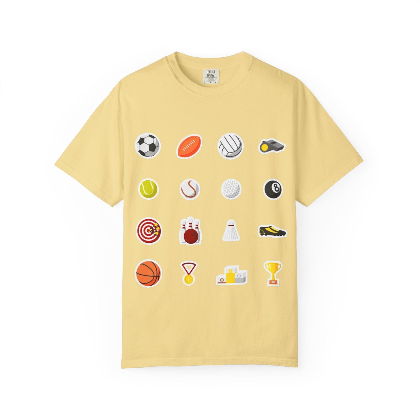 Sporty Icon T-Shirt, Casual Wear, Gift for Athletes, Sports Lovers, Fun Workout Shirt, Sports Themed Apparel