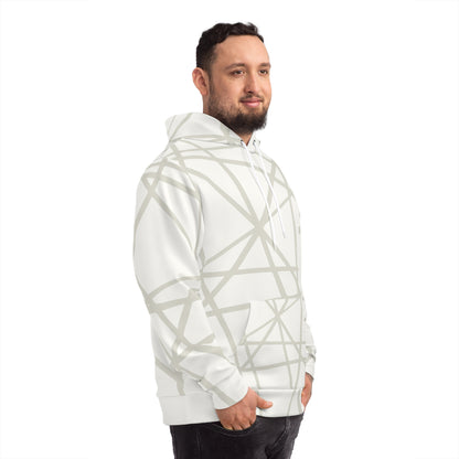 Modern Abstract Hoodie, Cozy Casual Wear, Trendy Pullover, Streetwear Gift, Stylish Layering Option