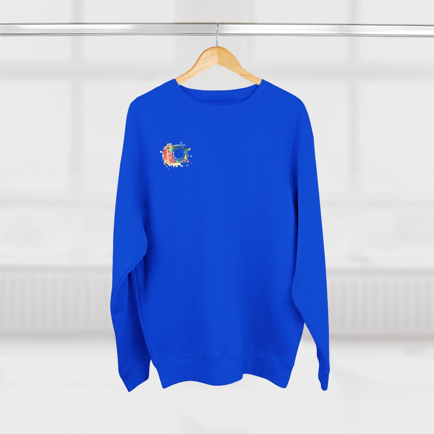 Vibrant Art Crewneck Sweatshirt, Cozy Sweatshirt, Casual Attire, Gift for Friends, Colorful Sweatshirt, Art-Inspired Fashion