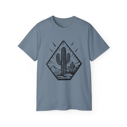 Desert Cactus Tee, Travel Shirt, Nature Lover Gift, Summer Apparel, Outdoorsy Style, Graphic T-shirt