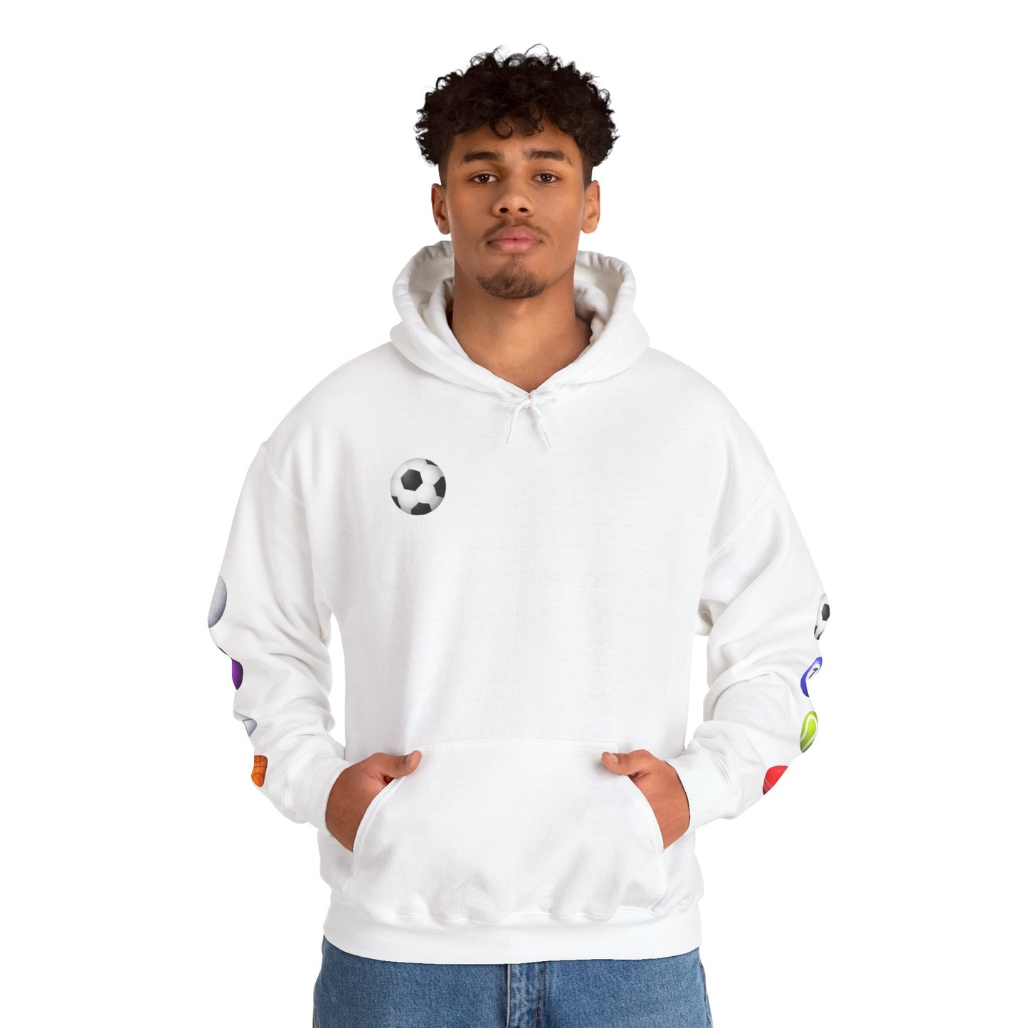 Sports-Themed Hoodie, Perfect for Athletes, Gifts for Sports Lovers, Cozy Sweatshirt for Game Days, Casual Wear