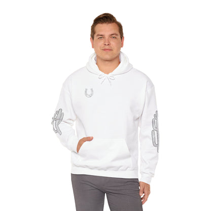 Cactus Graphic Hoodie, Cozy Sweatshirt, Perfect for Casual Days, Gifts for Nature Lovers, Summer Vibes Apparel