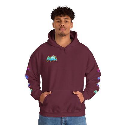 Graffiti Art  Hoodie - Cozy Streetwear, Unique Gift for Art Lovers, Perfect for Festivals, Casual Wear, Cool Graphic Sweatshirt