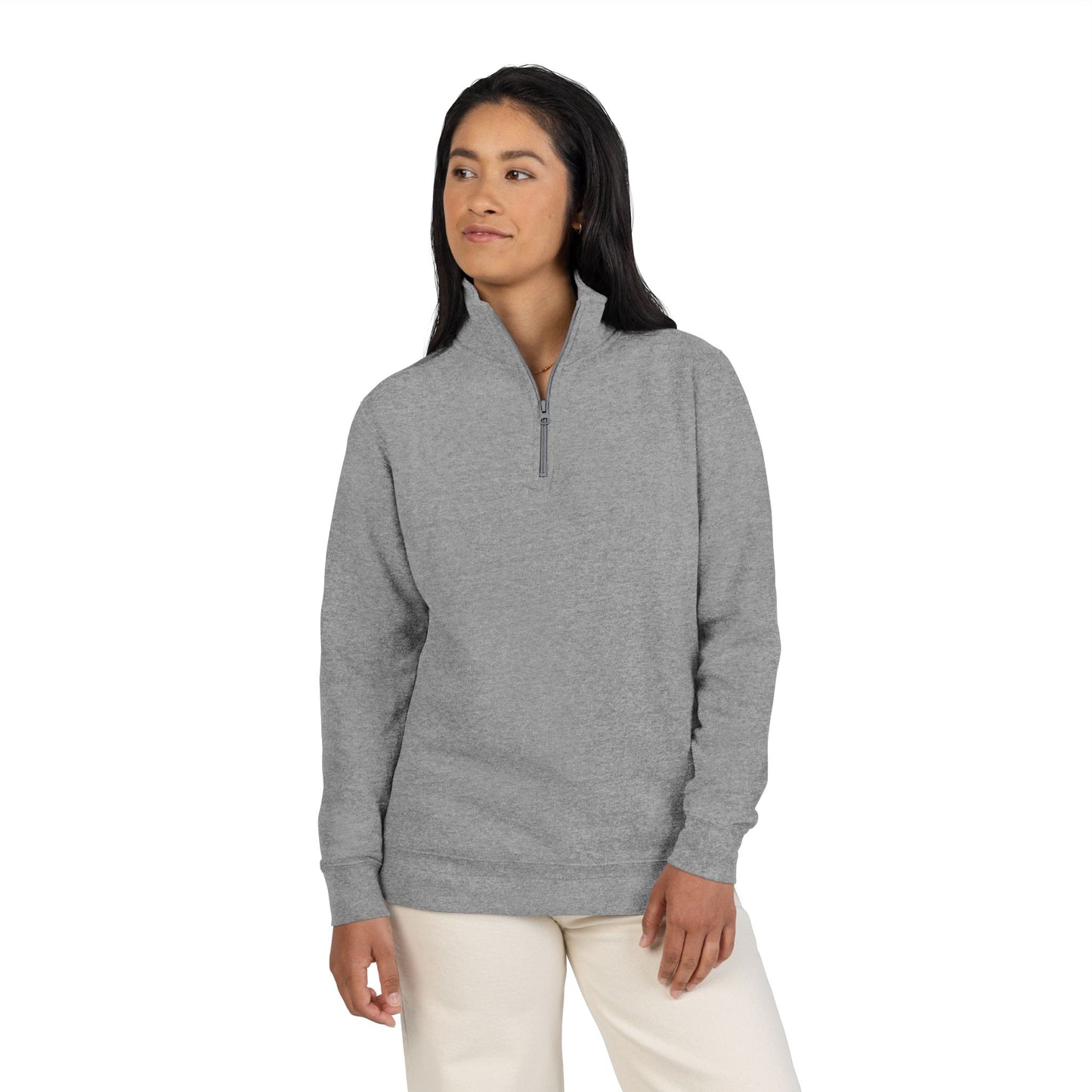 Cozy  Fleece Pullover shirt with Custom Embroidery - Perfect Gift for Holidays, Casual Wear, Athletes, Layering, and Everyday Comfort