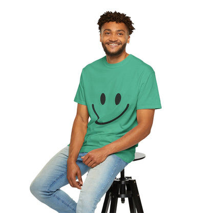 Smiley Face  T-Shirt, Fun Graphic Tee, Casual Wear, Gift for Friends, Positive Vibes Shirt, Happy Birthday Gift, Summer Essentials