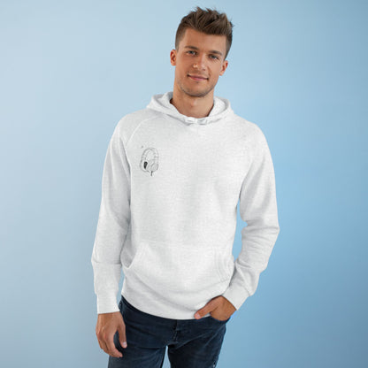 Stylish  Supply Hoodie with Artistic Heart Design | Cozy Sweatshirt for Music Lovers | Gift for Birthdays, Holidays, Casual Wear