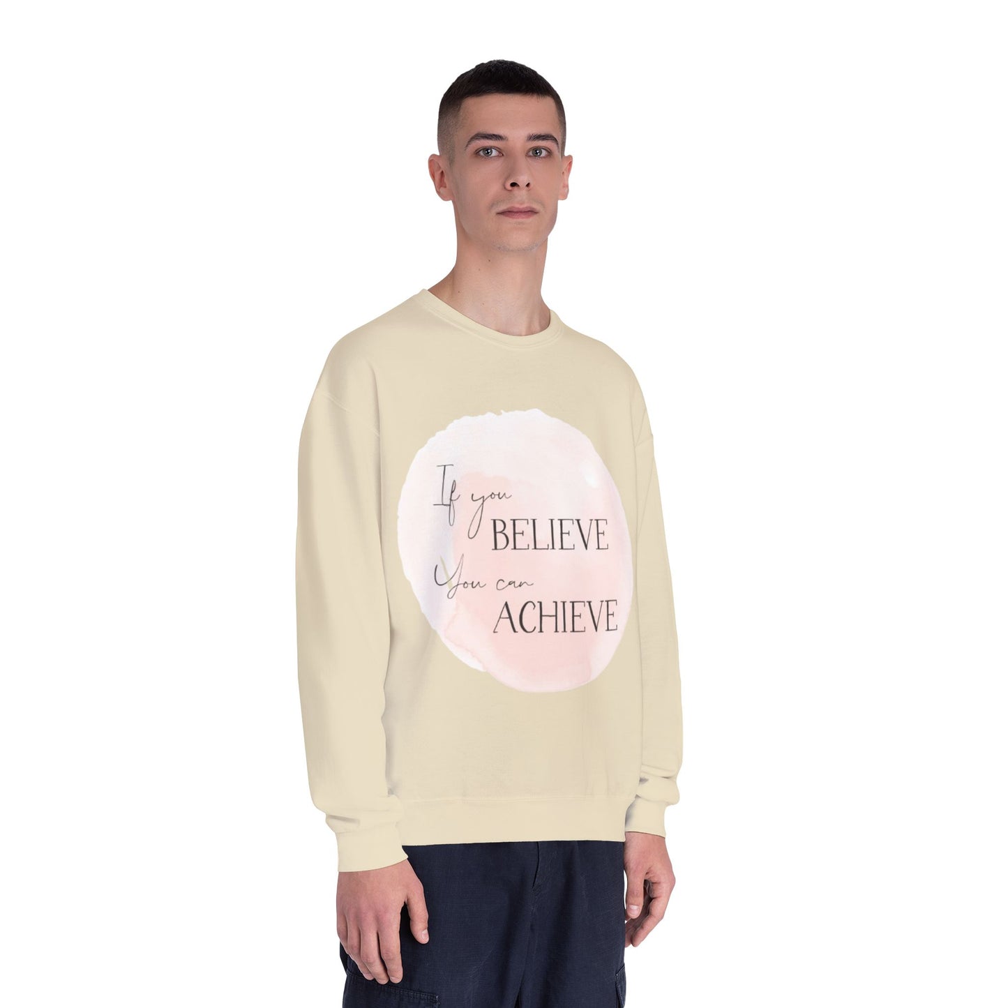 Inspirational Crewneck Sweatshirt, Motivational Wear, Gift for Her, Cozy Fashion, Positive Quote Apparel, Everyday Comfort