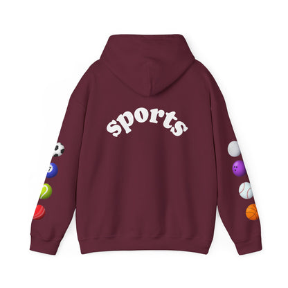 Sports-Themed Hoodie, Perfect for Athletes, Gifts for Sports Lovers, Cozy Sweatshirt for Game Days, Casual Wear