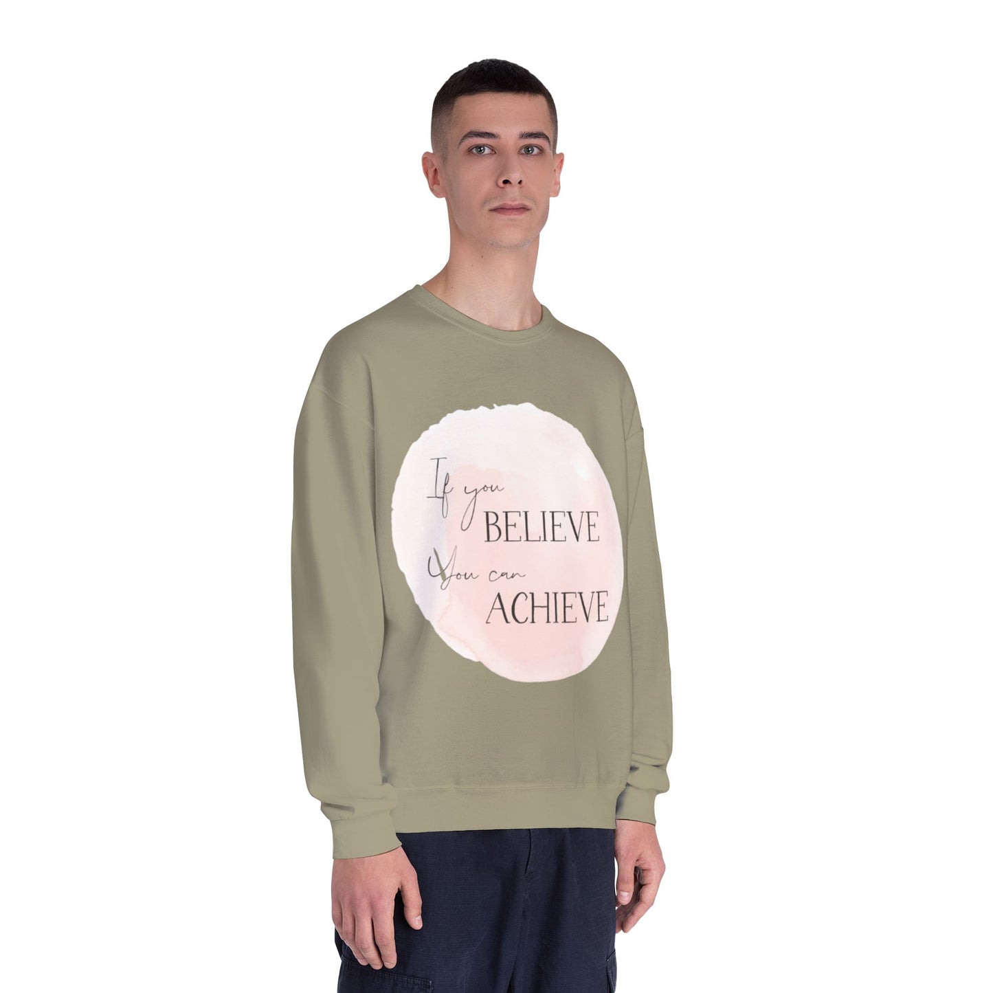 Inspirational Crewneck Sweatshirt, Motivational Wear, Gift for Her, Cozy Fashion, Positive Quote Apparel, Everyday Comfort